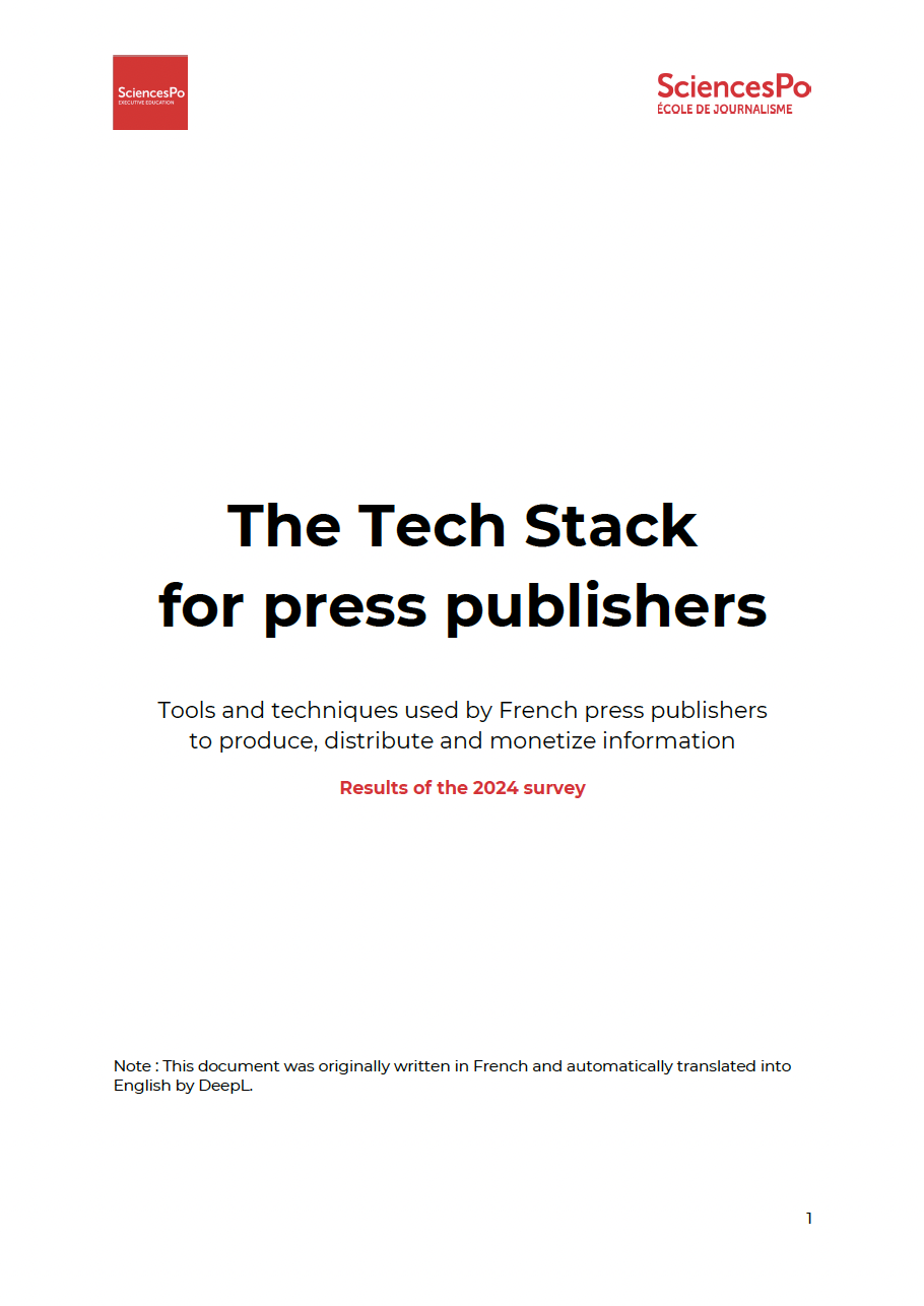 Tech Stack news publishers